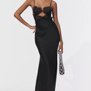 For Love and Lemons Black Gown NWT